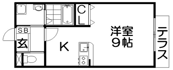 カーサ香里園の物件間取画像